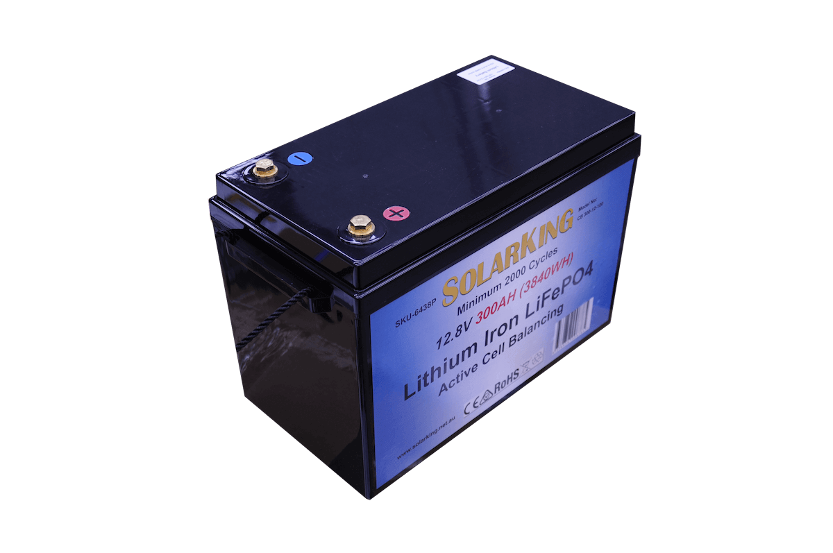 12.8V 300AH  Solarking Lithium Iron Battery Plastic Case CB-300-12-100